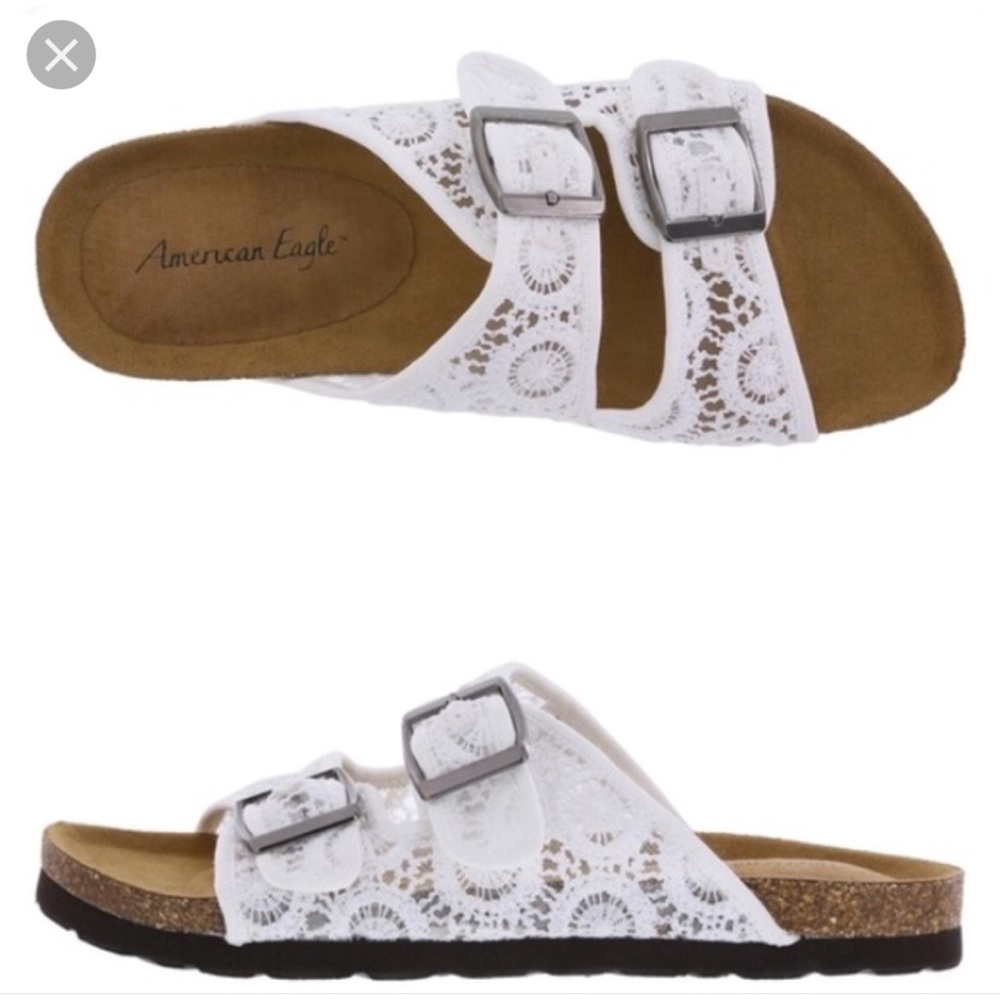 American Eagle Lace Strap Sandals